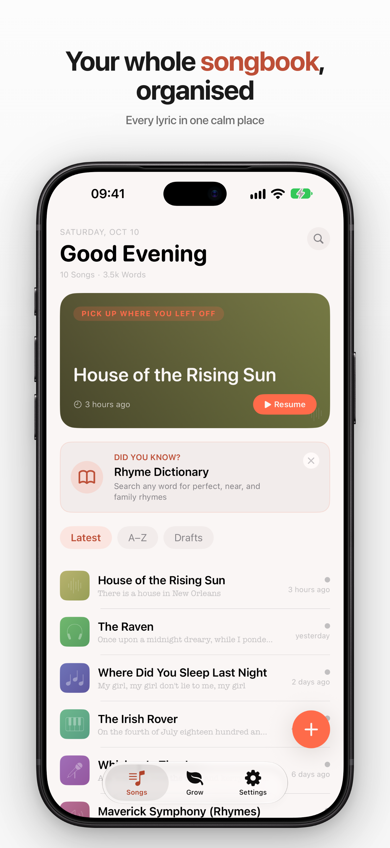 Song library